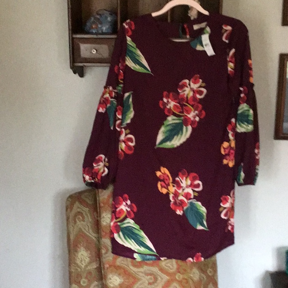 Floral swing dress